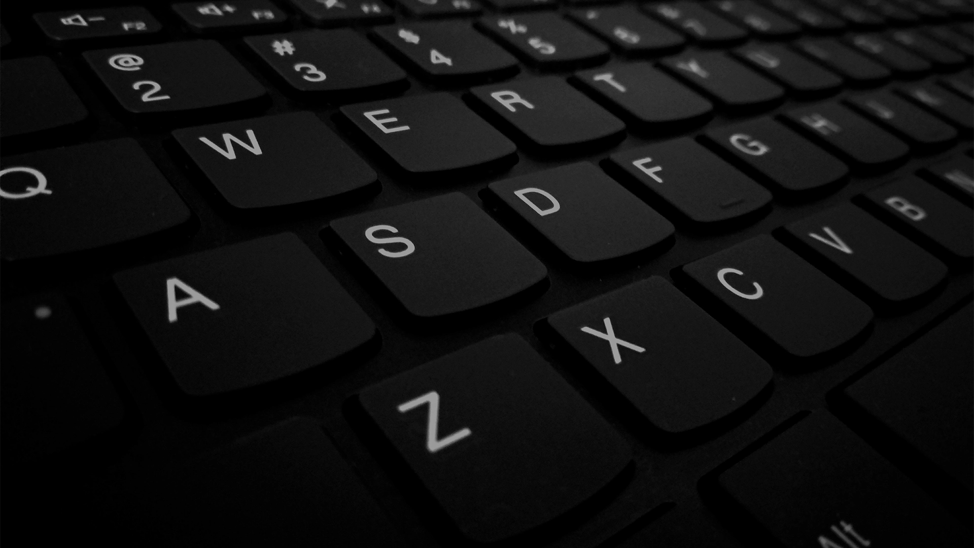 Imagem de um teclado de computador